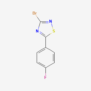 3-Bromo-5-(4-fluorophenyl)-1,2,4-thiadiazole