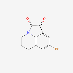 8-Bromo-5,6-dihydro-4H-pyrrolo[3,2,1-ij]quinoline-1,2-dione