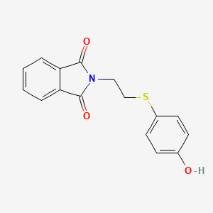 N-[2-(4-hydroxyphenylthio)ethyl]phthalimide