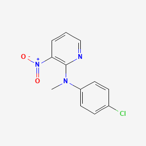 N-(4-Chlorophenyl)-N-methyl-3-nitropyridin-2-amine
