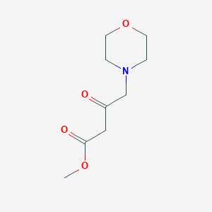 molecular formula C9H15NO4 B8501801 Methyl 4-(morpholin-4-yl)-3-oxobutanoate 
