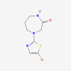 4-(5-Bromo-1,3-thiazol-2-yl)-1,4-diazepan-2-one