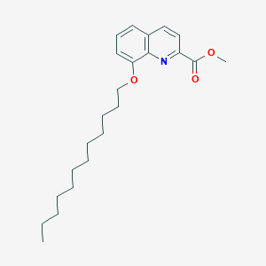 molecular formula C23H33NO3 B8501882 Methyl 8-(dodecyloxy)quinoline-2-carboxylate CAS No. 823780-74-1