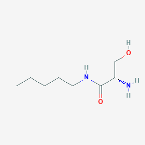 molecular formula C8H18N2O2 B8501888 (S)-2-Amino-3-hydroxy-N-pentylpropanamide 