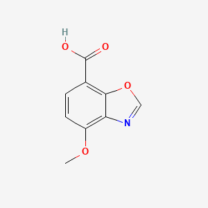 molecular formula C9H7NO4 B8501900 4-Methoxybenzoxazole-7-carboxylic acid 