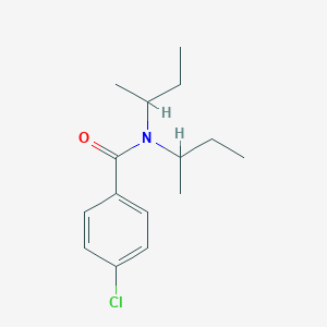 molecular formula C15H22ClNO B8501918 4-chloro-N,N-di-sec.butyl-benzamide 