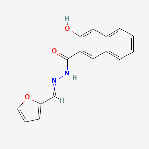 3-hydroxy-N'-(2-furylmethylene)-2-naphthohydrazide