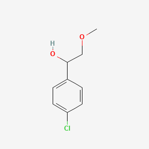 molecular formula C9H11ClO2 B8501957 1-(4-Chlorophenyl)-2-methoxy-ethan-1-ol 