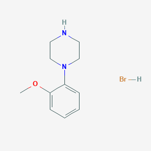 molecular formula C11H17BrN2O B008502 1-(2-Methoxyphenyl)piperazine hydrobromide CAS No. 100939-96-6