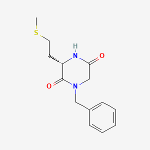 1-Benzyl-3(S)-(2-methylthioethyl)piperazine-2,5-dione