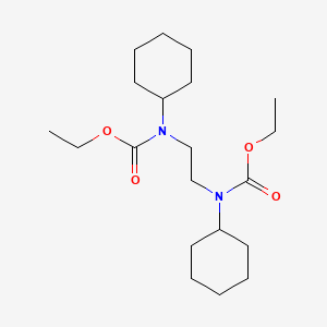 molecular formula C20H36N2O4 B8502032 Ethyl n-cyclohexyl-n-[2-(cyclohexyl-ethoxycarbonyl-amino)ethyl]carbamate CAS No. 79316-89-5