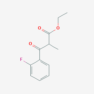 Ethyl 3-(2-fluorophenyl)-2-methyl-3-oxopropanoate