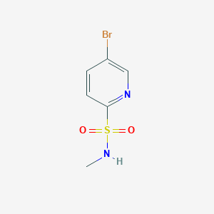 molecular formula C6H7BrN2O2S B8502071 5-Bromo-N-methyl-2-pyridinesulfonamide 