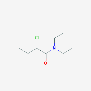 molecular formula C8H16ClNO B8502098 2-chloro-N,N-diethylbutanamide 