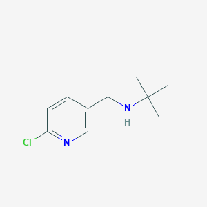 N-((6-chloropyridin-3-yl)methyl)-2-methylpropan-2-amine