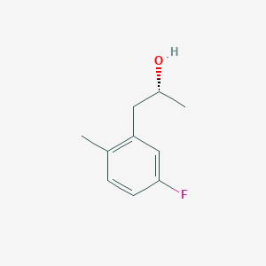 molecular formula C10H13FO B8502149 (R)-1-(5-fluoro-2-methylphenyl)propan-2-ol 