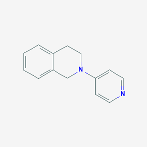 molecular formula C14H14N2 B8502181 2-Pyridin-4-yl-1,2,3,4-tetrahydro-isoquinoline 
