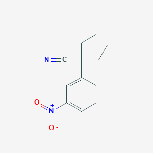 2-Ethyl-2-(3-nitro-phenyl)-butyronitrile