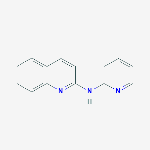 molecular formula C14H11N3 B8502196 2-Pyridyl-2-quinolylamine 