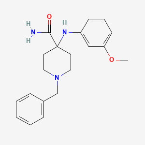 4-Piperidinecarboxamide,4-[(3-methoxyphenyl)amino]-1-(phenylmethyl)-