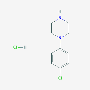 molecular formula C10H14Cl2N2 B085023 1-(4-Chlorophenyl)piperazine Hydrochloride CAS No. 13078-12-1