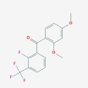 (2,4-Dimethoxyphenyl)[2-fluoro-3-(trifluoromethyl)phenyl]methanone