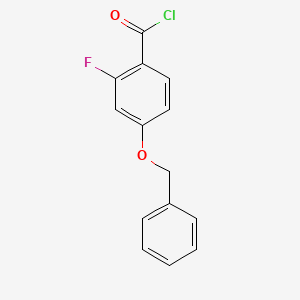 4-(Benzyloxy)-2-fluorobenzoyl chloride