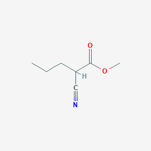 molecular formula C7H11NO2 B8502470 Methyl cyanovalerate 