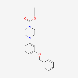 1,1-Dimethylethyl 4-[3-(phenylmethoxy)phenyl]-1-piperazinecarboxylate