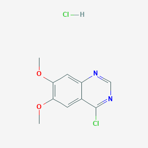 molecular formula C10H10Cl2N2O2 B8502637 4-Chloro-6,7-dimethoxyquinazoline hydrochloride 