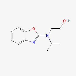 molecular formula C12H16N2O2 B8502728 2-[N-Isopropyl-N-(2-benzoxazolyl)amino]ethanol 