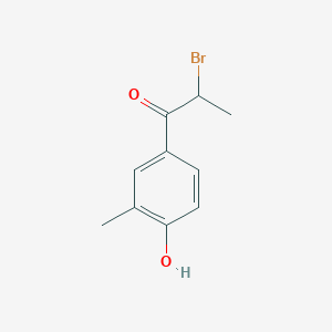 4-(2-Bromopropanoyl)-2-methylphenol