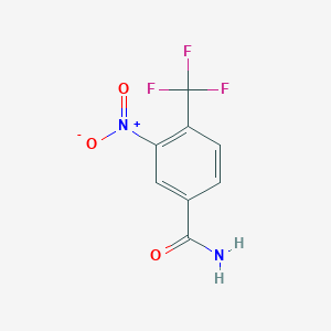 3-Nitro-4-trifluoromethylbenzoic acid amide