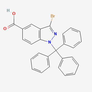 3-bromo-1-trityl-1H-indazole-5-carboxylic acid