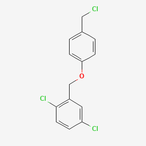 1,4-Dichloro-2-(4-chloromethyl-phenoxymethyl)-benzene