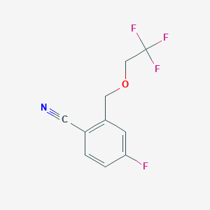 Benzonitrile, 4-fluoro-2-[(2,2,2-trifluoroethoxy)methyl]-