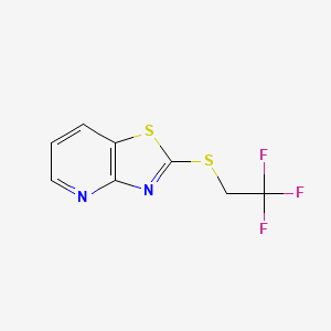 Thiazolo[4,5-b]pyridine,2-[(2,2,2-trifluoroethyl)thio]-