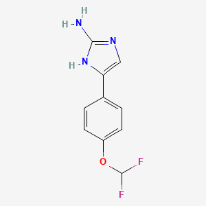 4-(4-Difluoromethoxy-phenyl)-1H-imidazol-2-ylamine