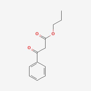 molecular formula C12H14O3 B8503055 Propyl 3-oxo-3-phenylpropanoate 