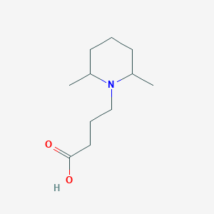 molecular formula C11H21NO2 B8503127 4-(2,6-Dimethyl-piperidin-1-yl)-butyric acid 