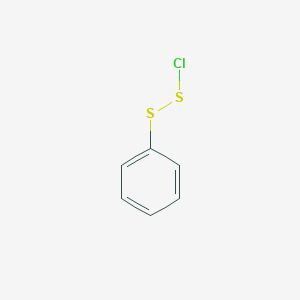 molecular formula C6H5ClS2 B8503131 Phenylthiosulfenyl chloride 