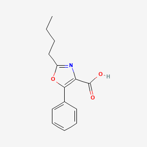 molecular formula C14H15NO3 B8503152 2-Butyl-5-phenyl-oxazole-4-carboxylic acid 