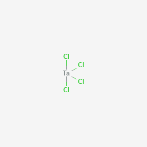 molecular formula Cl4Ta B085032 Tantalum chloride (TaCl4) CAS No. 13569-72-7