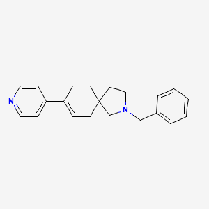 molecular formula C21H24N2 B8503214 2-Benzyl-8-(pyridin-4-yl)-2-azaspiro[4.5]dec-7-ene 