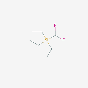 molecular formula C7H16F2Si B8503442 (Difluoromethyl)triethylsilane CAS No. 405314-23-0