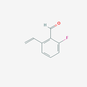 molecular formula C9H7FO B8503499 2-Fluoro-6-vinylbenzaldehyde 