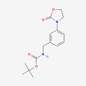 Tert-butyl[3-(2-oxo-oxazolidin-3-yl)-benzyl]-carbamate