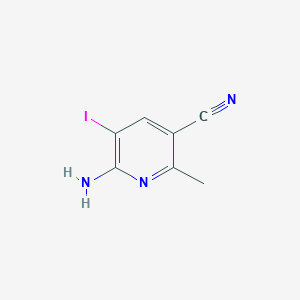 6-Amino-5-iodo-2-methylnicotinonitrile