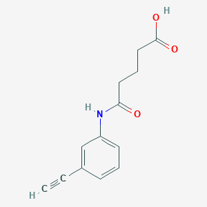 molecular formula C13H13NO3 B8503591 4-(3-Ethynyl-phenylcarbamoyl)-butyric acid 
