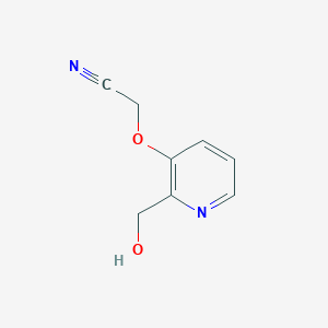 (2-Hydroxymethylpyridin-3-yloxy)acetonitrile